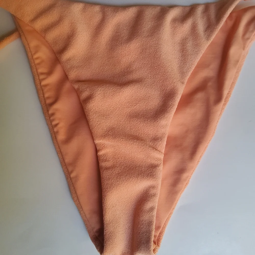 L*Space Terrycloth 2Pcs Bikini Swimsuit Set Dax Top and Lennox Bottom Classic S